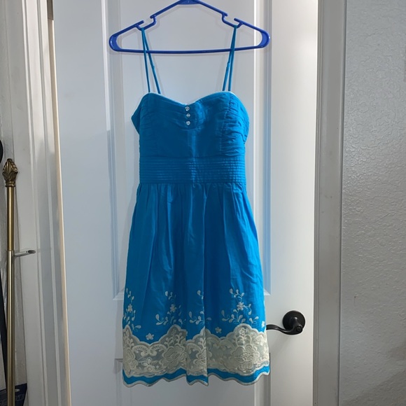 NWT Speechless Juniors Dress - size 11 - blue with spaghetti straps and back zip - Picture 2 of 13